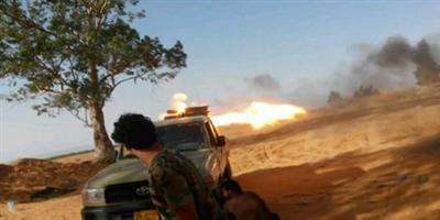 الجيش الليبي يشن هجوماً جوياً على ميليشيات بنغازي 