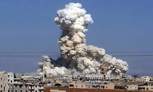  قصف عنيف لقوات الأسد على المدنيين