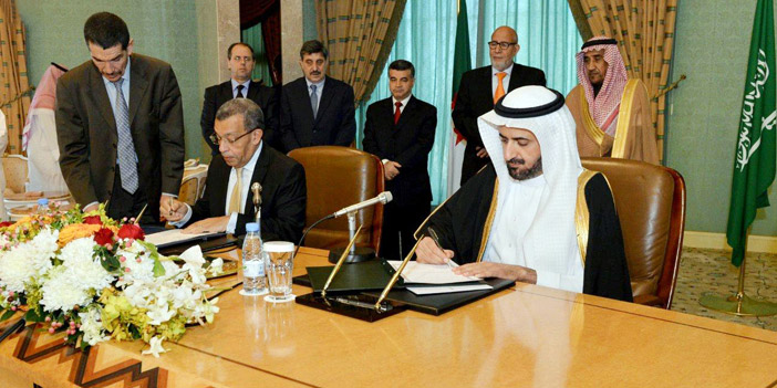  جانب من اجتماع اللجنة السعودية الجزائرية