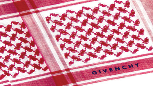 نسما شاهين تطرح شماغ جيفنشي كلاسيكي 