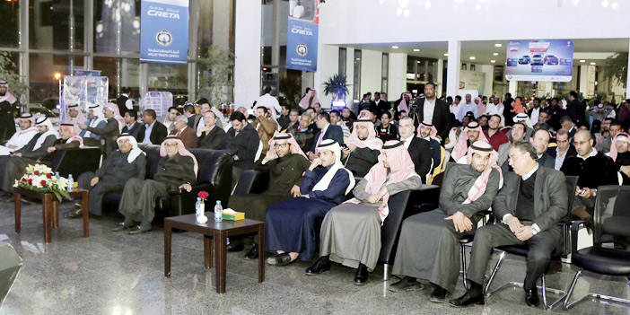  جانب من الحضور خلال حفل التدشين في مقر الوعلان