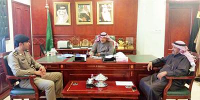 التمياط يستقبل مدير سجن دومة الجندل 