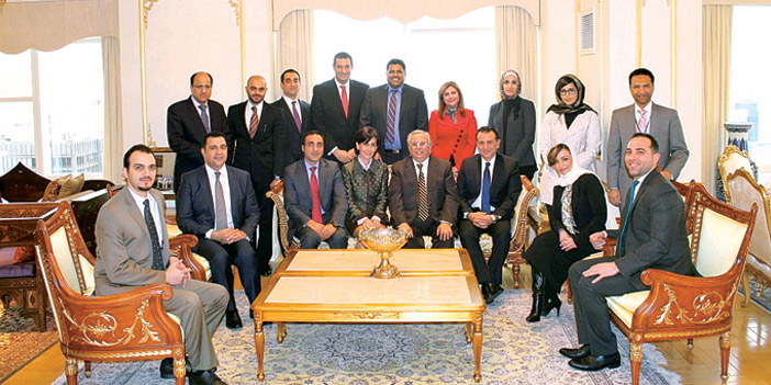 مندوب المملكة لدى الأمم المتحدة يلتقي مندوبة الأردن بالمنظمة 