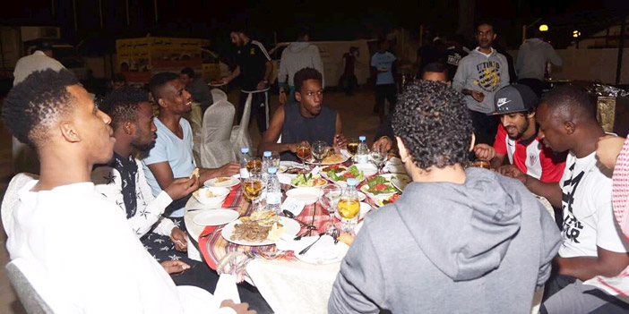  من مأدبة عشاء البلوي للاعبي الاتحاد