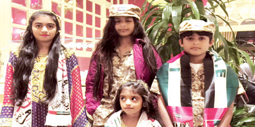 أطفال دولة الإمارات يحتفلون باليوم الوطني في هيوستن 