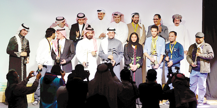  جماعية للفائزين في الدورة الثانية الماضية من مهرجان أفلام السعودية 2015م