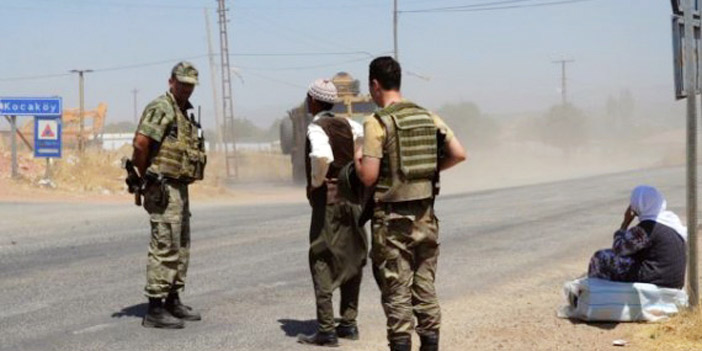  قوات الجيش التركي في منطقة ديار بكر