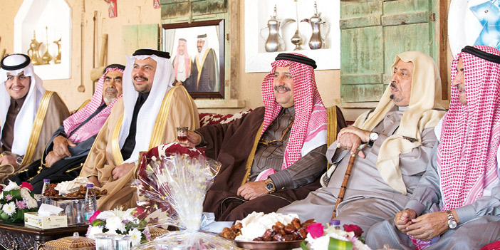الأمير سلطان بن محمد الكبير في ضيافة د. جار الله العضيب 