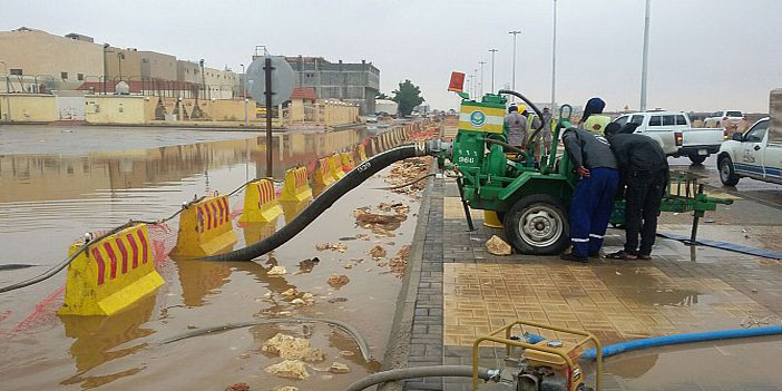 لحظة هطول الأمطار 