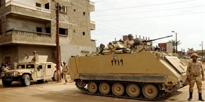 الجيش المصري يعلن مقتل إرهابيين وإصابة ثالث في مطاردة بسيناء 