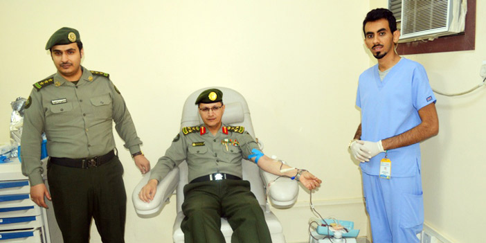  من حملة التبرع بالدم لأبطال الحدود