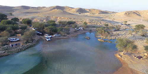 «شعيب دقله» شمال الرياض وجهة سياحية صحراوية تترقب التطوير البيئي والسياحي 