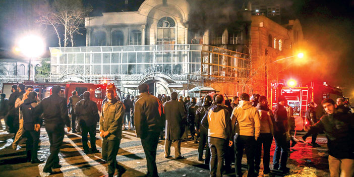 دان التصريحات الإيرانية والاعتداء الغاشم على سفارة المملكة في طهران 