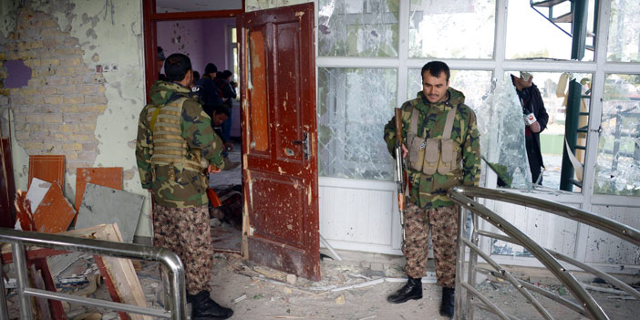 الأمن الأفغاني يحيط بالقنصلية الهندية بعد الحادث
