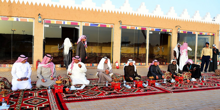  البريكان خلال زيارته للمهرجان