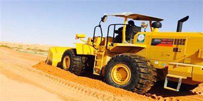 إزالة تعديات 9 ملايين متر في منتزه بالمزاحمية 