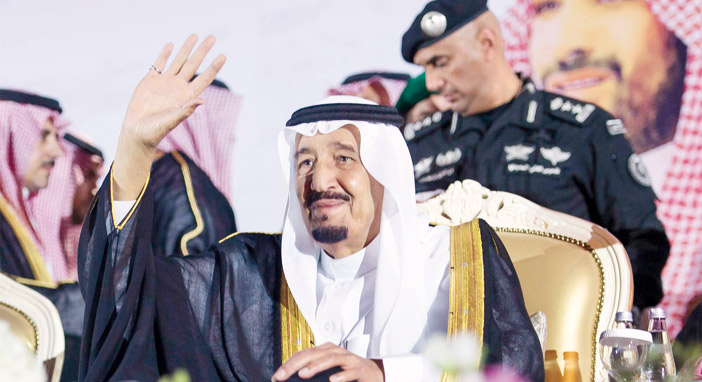  الملك سلمان في حفل أهالي الرياض