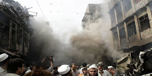 مقتل خمسة جنود في انفجار في باكستان 