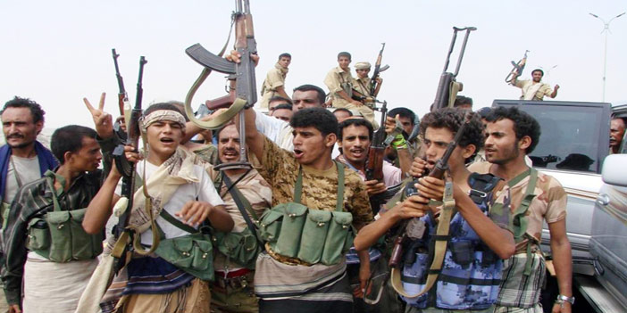  مجموعة من المقاومة الشعبية اليمنية