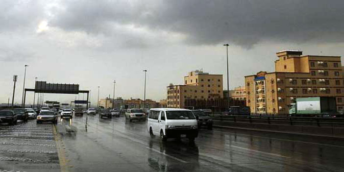 أمطار على محافظة حقل 