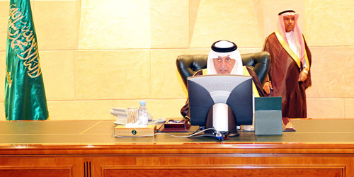  الأمير خالد الفيصل مترئسا اجتماع مجلس منطقة مكة المكرمة
