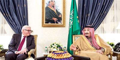 المليك بحث مع وزير خارجية ألمانيا تطورات المنطقة وأوجه التعاون 