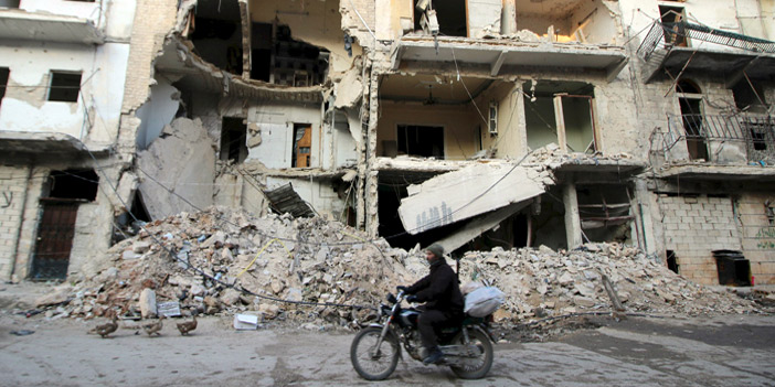  آثار الدمار في سوريا جراء الحرب