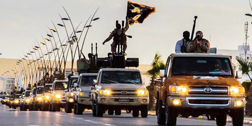  أفراد من تنظيم داعش الإرهابي في ليبيا