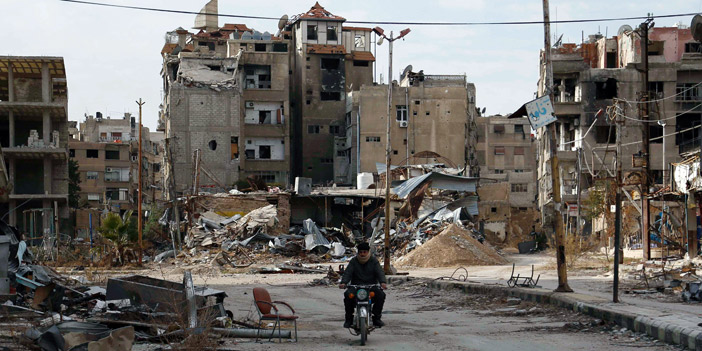  الدمار يحل في المدن السورية جراء القصف الغاشم عليها