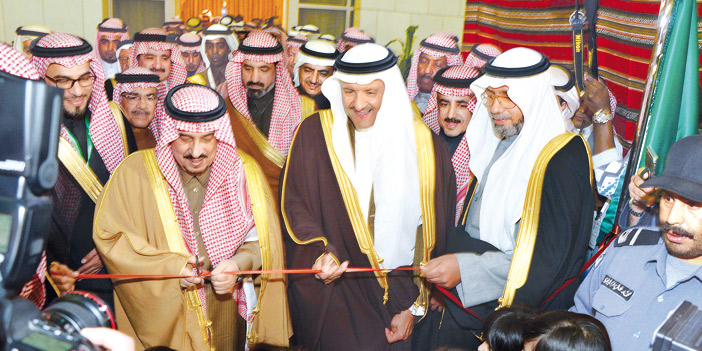 أمير منطقة الرياض وسمو رئيس هيئة السياحة يدشنان المهرجان