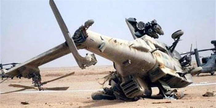  سقوط المروحية العسكرية قرب الكوت