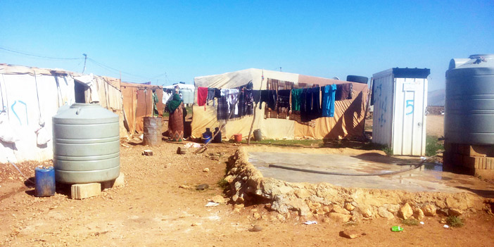 الوفد الإعلامي السعودي يختتم زيارته لمخيمات اللاجئين السوريين في لبنان 