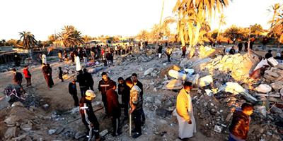 الحكومة الليبية المؤقتة تدين القصف الأمريكي لمدينة صبراتة 