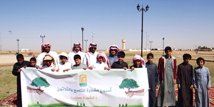  انطلاق أسبوع الشجرة في قصيباء