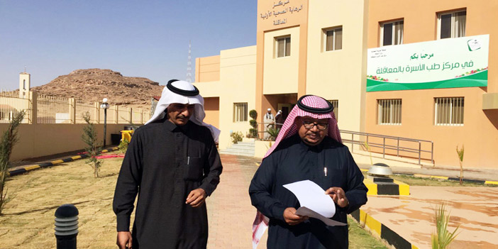  الرويلي اثناء الزيارة