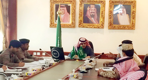  محافظ الرس يرأس اجتماع اللجنة الفرعية للدفاع المدني