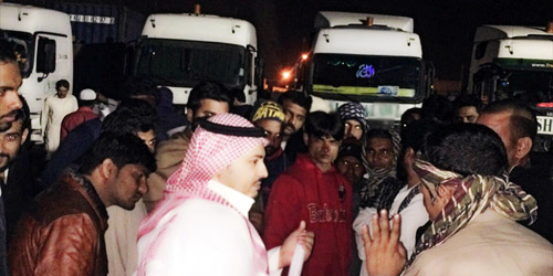  إنهاء توقف 200 سائق شاحنة عن العمل