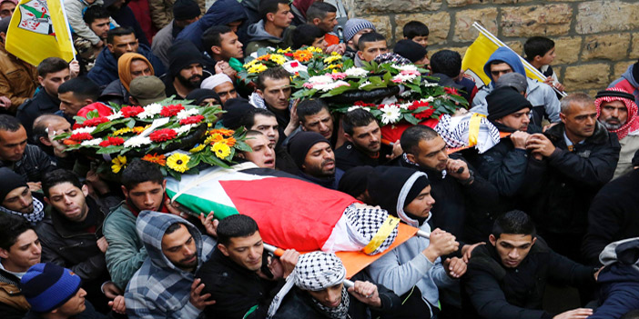  الفلسطينيون يشيعون شهداءهم بشكل مستمر جراء جرائم الاحتلال ضدهم