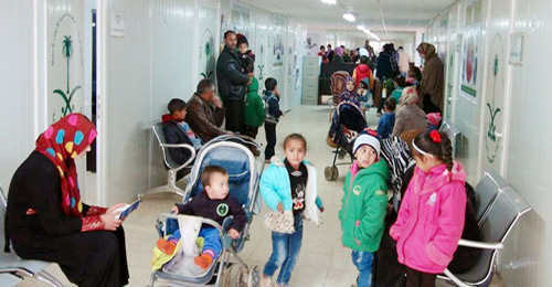  لقطات من استقبال العيادات التخصصية في الزعتري