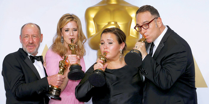  انتزع فيلم «Spotlight» جائزة أفضل فيلم في حفل جوائز الأكاديمية الأمريكية للعلوم والفنون (أوسكار)