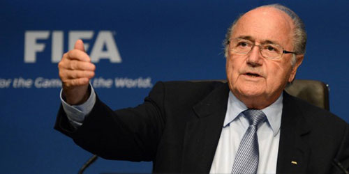 بلاتر واثق من أن قرار محكمة التحكيم الرياضي (كاس) سيأتي في صالحه 