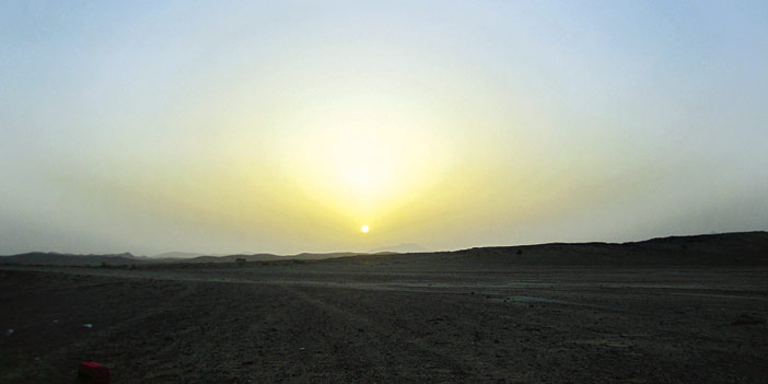  مشهد الصباح الصحراوي