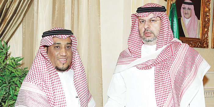  الأمير عبدالله مع اللحياني