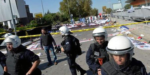 إصابة 3 رجال شرطة في انفجار عبوة ناسفة جنوب شرق تركيا  