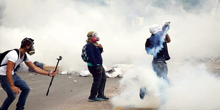  المظاهرات في فنزويلا