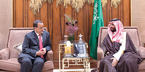 ولي ولي العهد بحث مع إسماعيل ولد الشيخ أحمد المستجدات اليمنية 