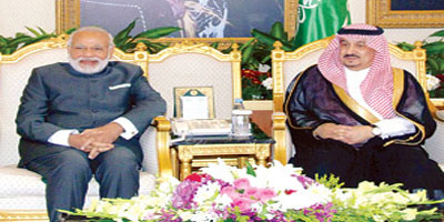 رئيس الوزراء الهندي يصل إلى الرياض 