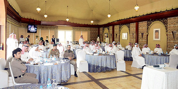  جانب من الاجتماع الذي جمع الأمانة مع 21 جهة