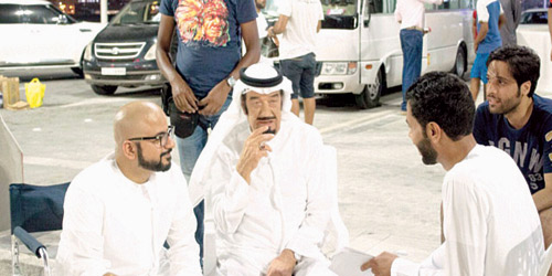  حسن حسني في مشهد من «ضحي في أبو ظبي»
