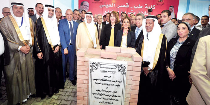 خلال تدشينه المشروع بجامعة القاهرة 